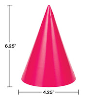 96ct Bulk Neon Party Hats