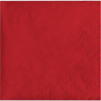 Bulk Classic Red 2 Ply Beverage Napkins (1200 per Case)