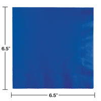 Bulk Cobalt Blue Value Friendly Luncheon Napkins (240 per Case)