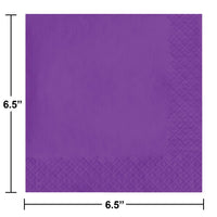 Bulk Amethyst Purple Luncheon Napkins 2 Ply (600 per Case)