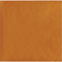 Bulk Pumpkin Spice Orange Beverage Napkins 2 Ply (600 per Case)