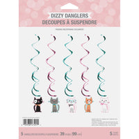 30ct Bulk Purr-fect Cat Party Dizzy Danglers