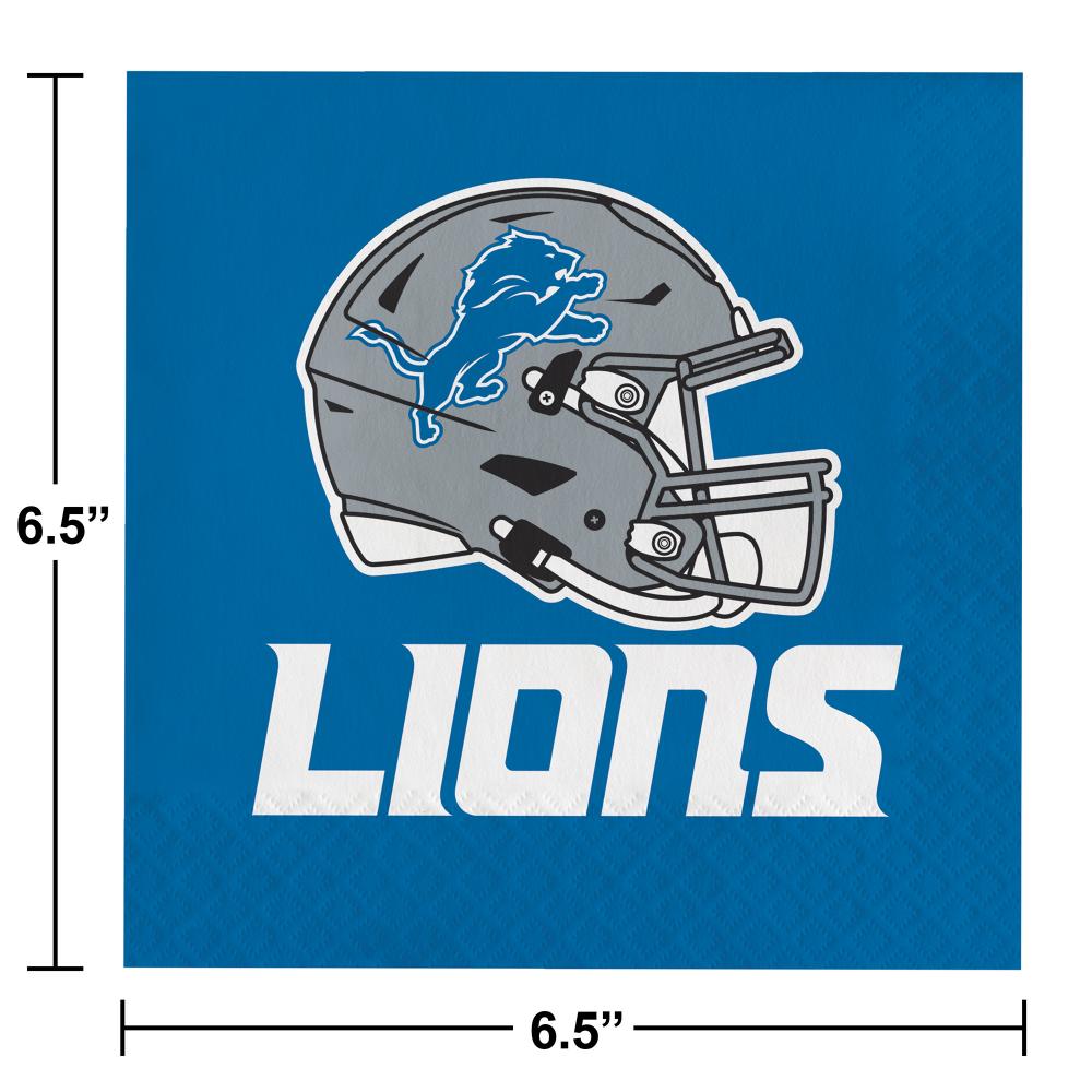 Detroit Lions Luncheon Napkins (192 per Case)
