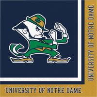 University of Notre Dame Univ Luncheon Napkins 6.5