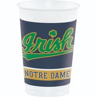 University of Notre Dame Univ Plastic Cups 20 oz