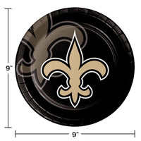 96ct Bulk New Orleans Saints Dinner Plates