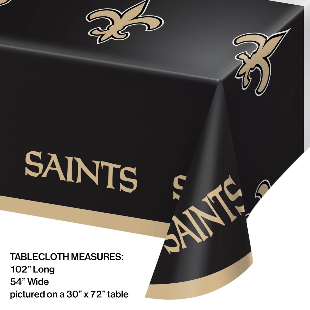 12ct Bulk New Orleans Saints Table Covers