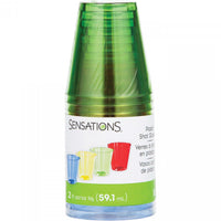 192ct Bulk 2 oz Assorted Color Plastic Shot Glasses