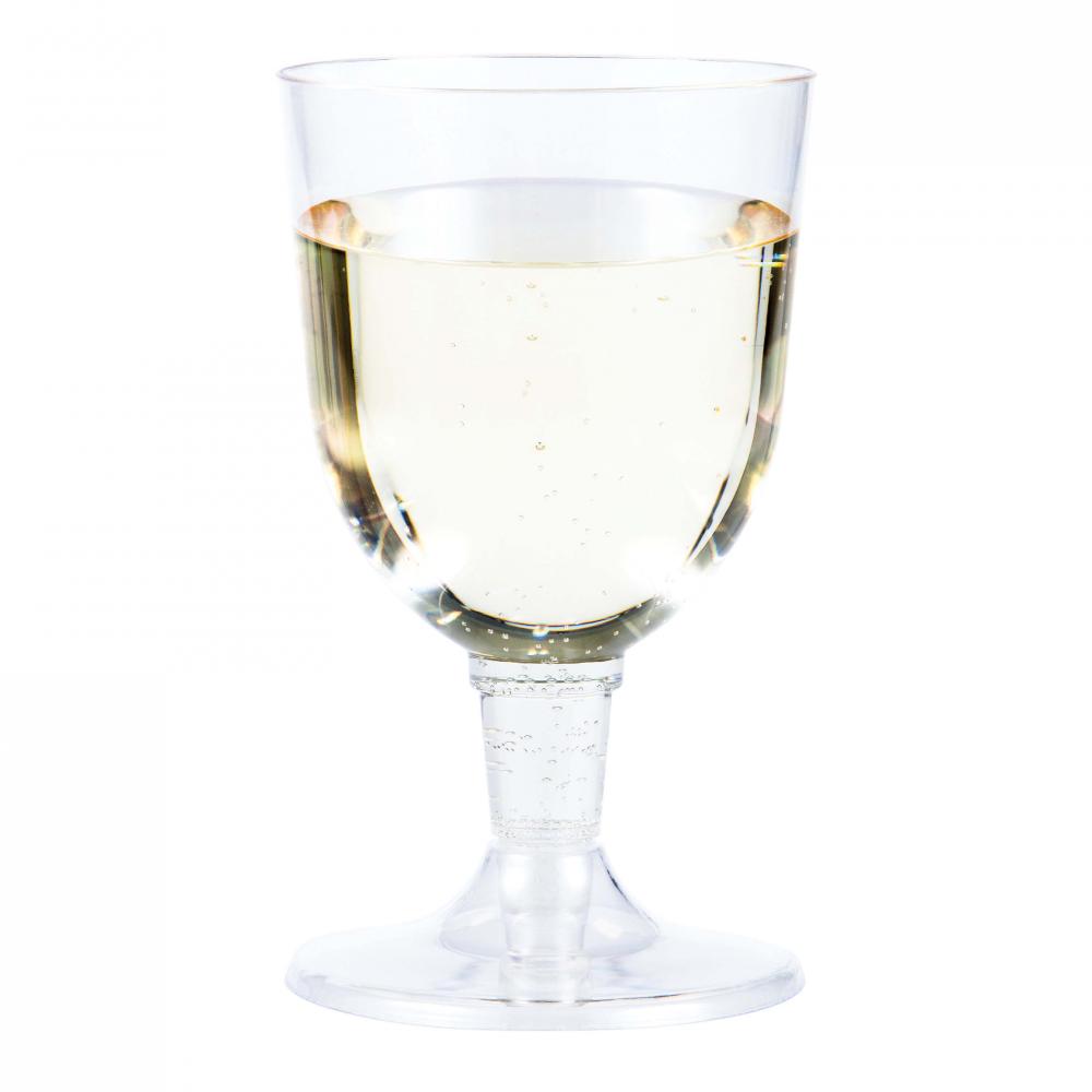 72ct Bulk 5 oz Plastic Wine Glasses