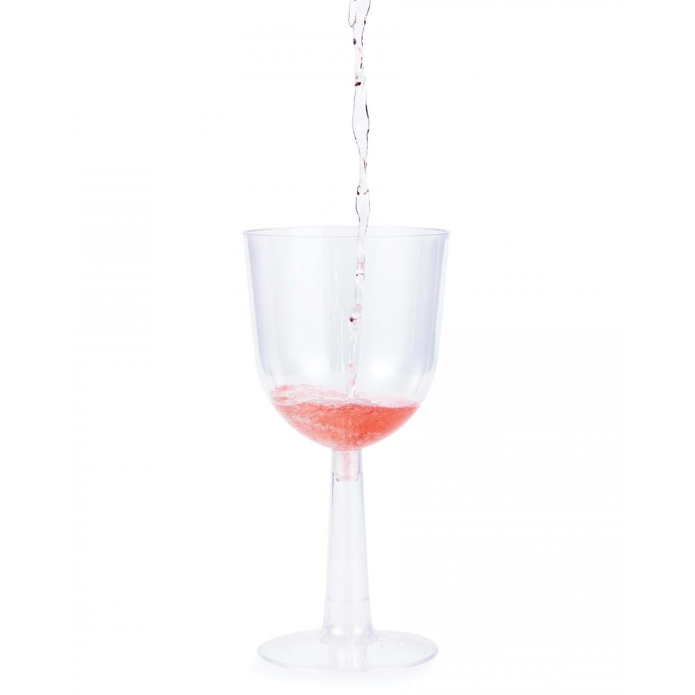 48ct Bulk 12 oz Plastic Wine Glasses