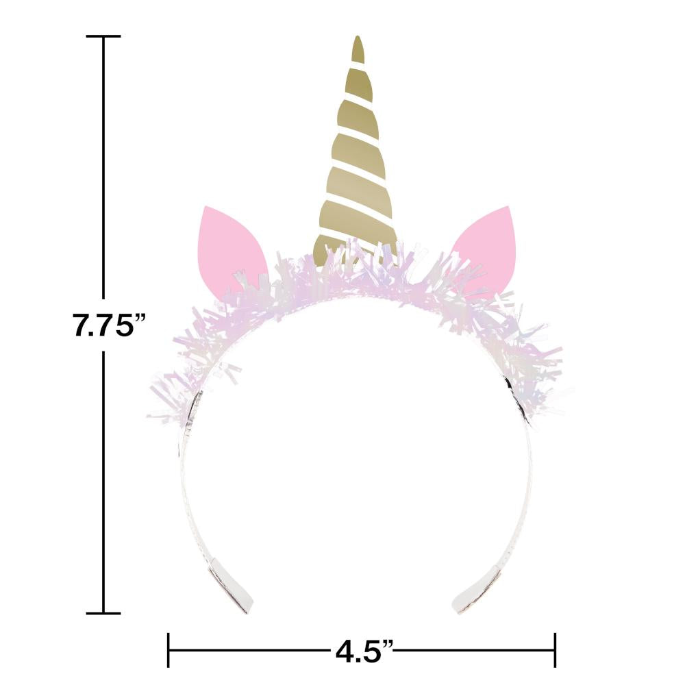 Tiara with Fringe - Unicorn Sparkle Party Decoration from Bulk Party Decorations