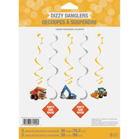 30ct Bulk Big Dig Construction Dizzy Danglers