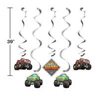 30ct Bulk Monster Truck Dizzy Danglers