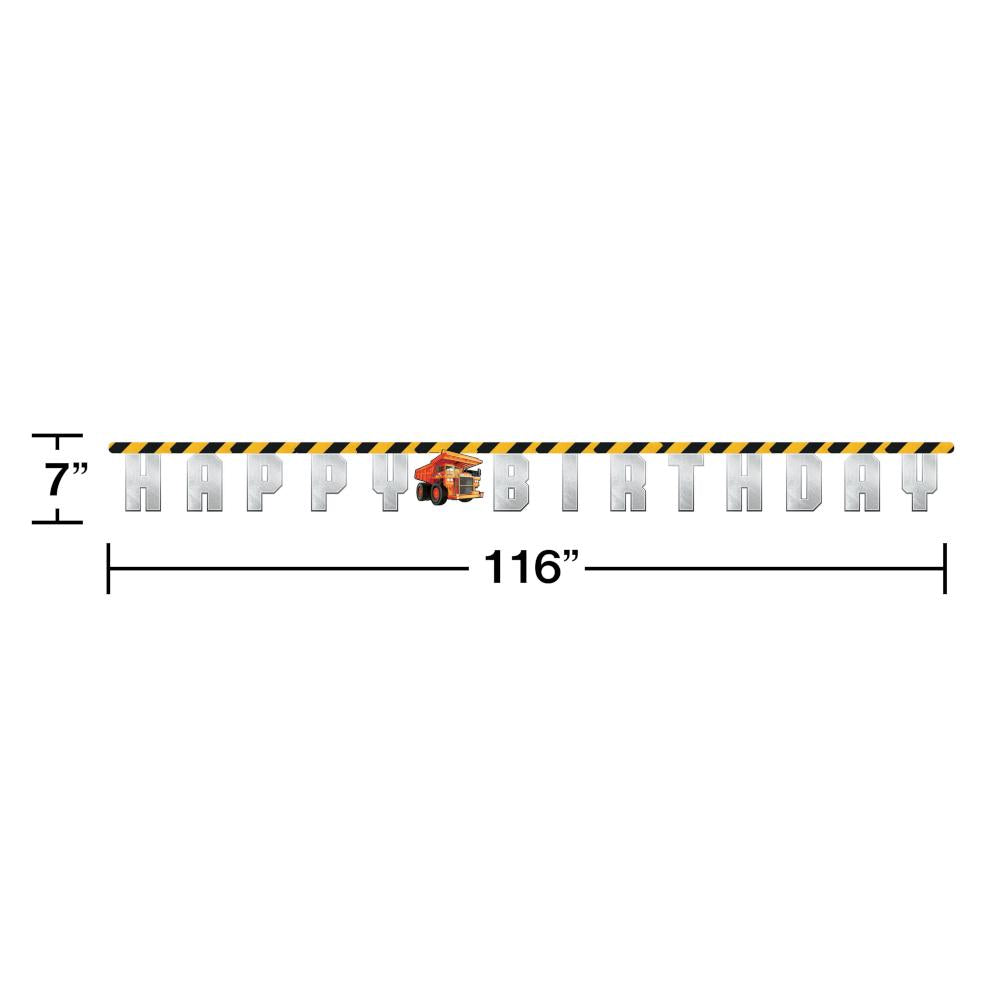 12ct Bulk Big Dig Construction Banners