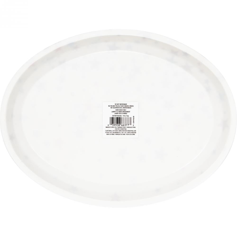 12ct Bulk Patriotic Fourth of July Plastic Trays