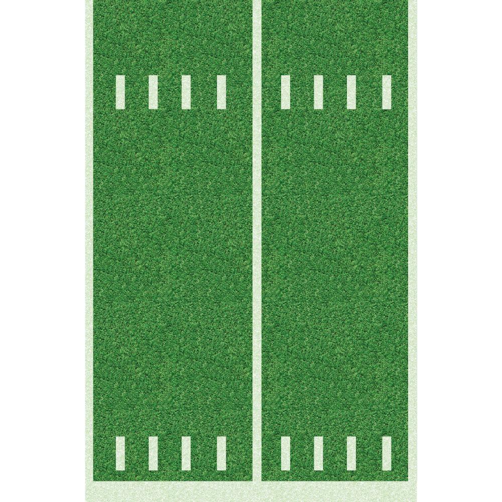 6ct Bulk Football Field Plastic Table Covers