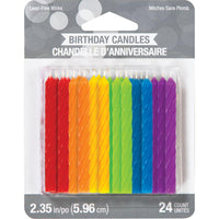 288ct Bulk Rainbow Spiral Candles
