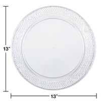 24ct Bulk Clear Pebble Plastic Trays