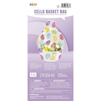 12ct Bulk Easter Eggs Cello Basket Bag