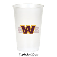 Bulk Case of Washington Commanders Plastic Cup, 20oz