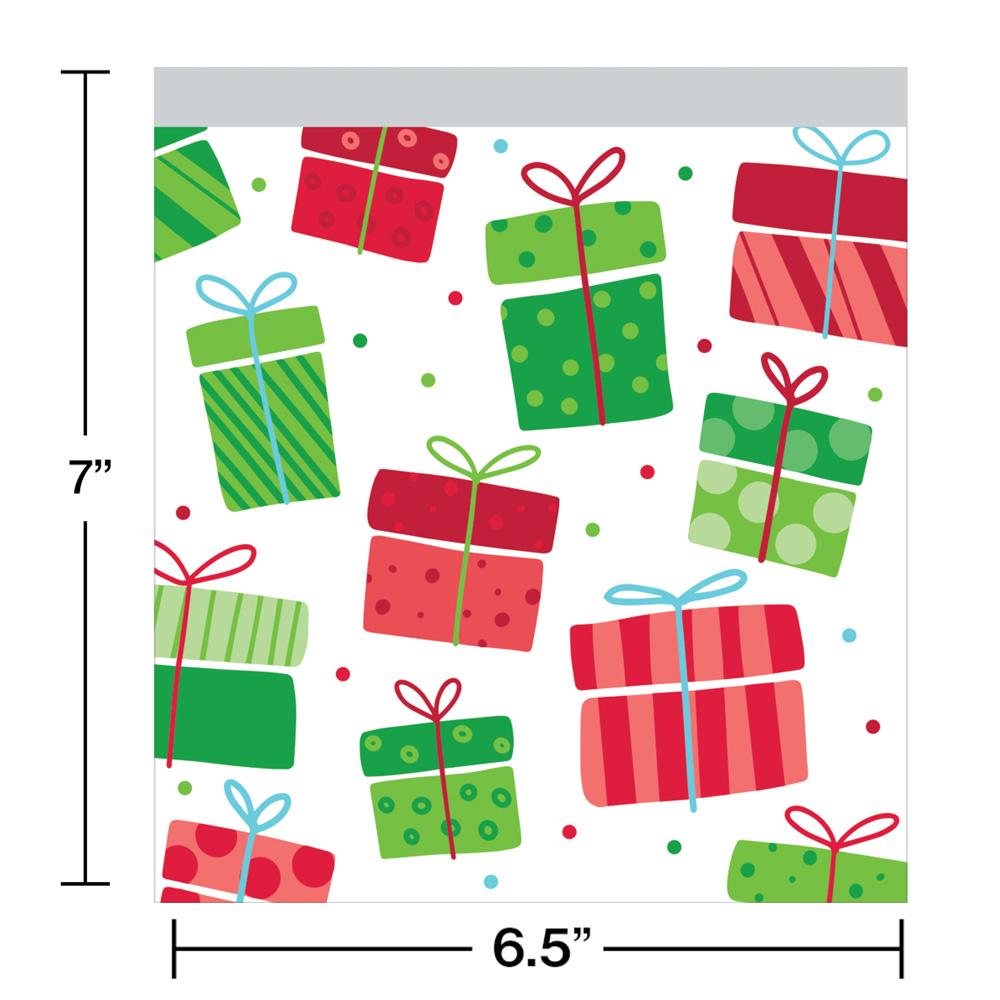120ct Bulk Christmas Presents Favor Bags with Zipper