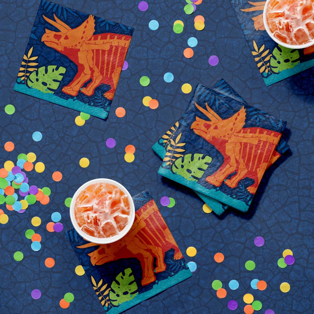 192ct Bulk Dino Dig Beverage Napkins