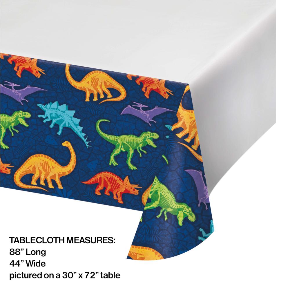 12ct Bulk Dino Dig Plastic Table Covers