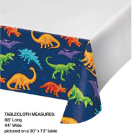 12ct Bulk Dino Dig Plastic Table Covers