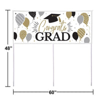 Bulk Case of Congrats Grad Yard Banner