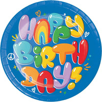 Dinner Plate - Bubbly Birthday Party Decoration from Bulk Party Decorations