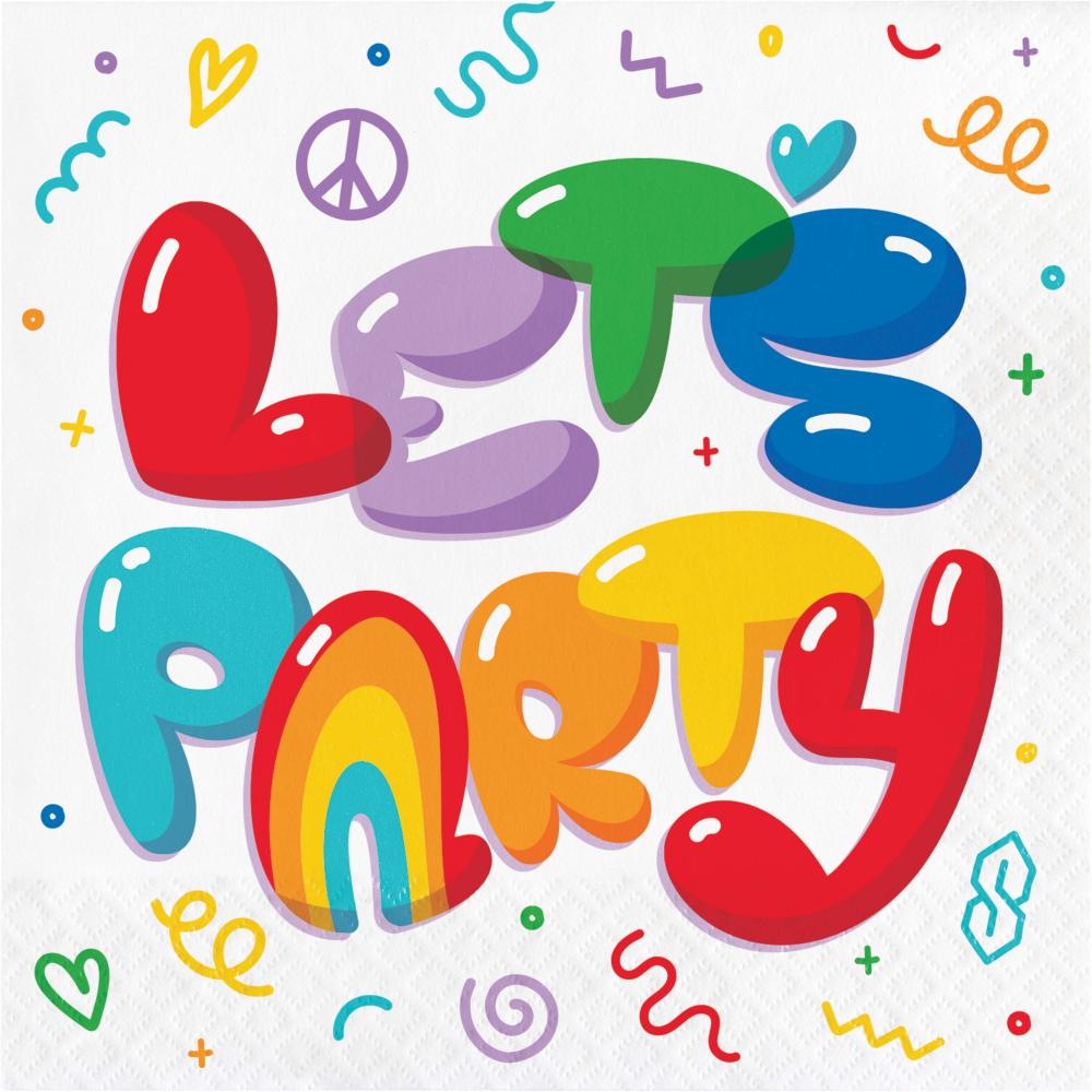 Lunch Napkin - Bubbly Birthday Party Decoration from Bulk Party Decorations