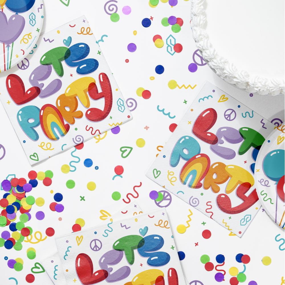 Lunch Napkin - Bubbly Birthday Party Decoration from Bulk Party Decorations
