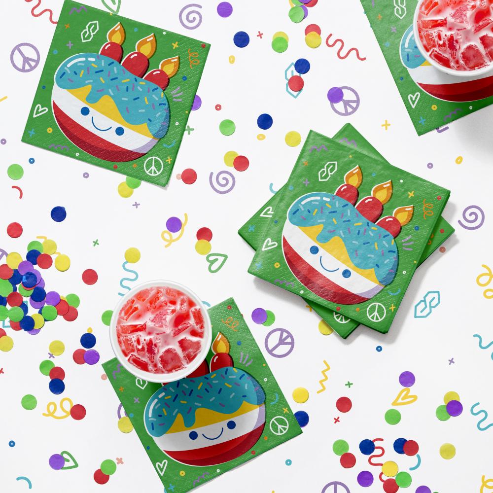 Beverage Napkin - Bubbly Birthday Party Decoration from Bulk Party Decorations