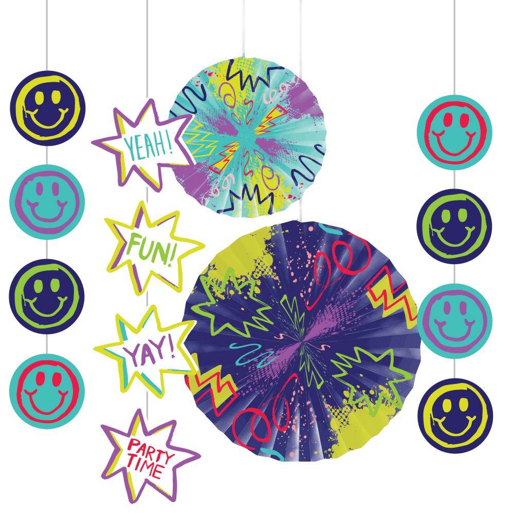 Hanging Decor Kit - Graffiti Party Party Decoration from Bulk Party Decorations