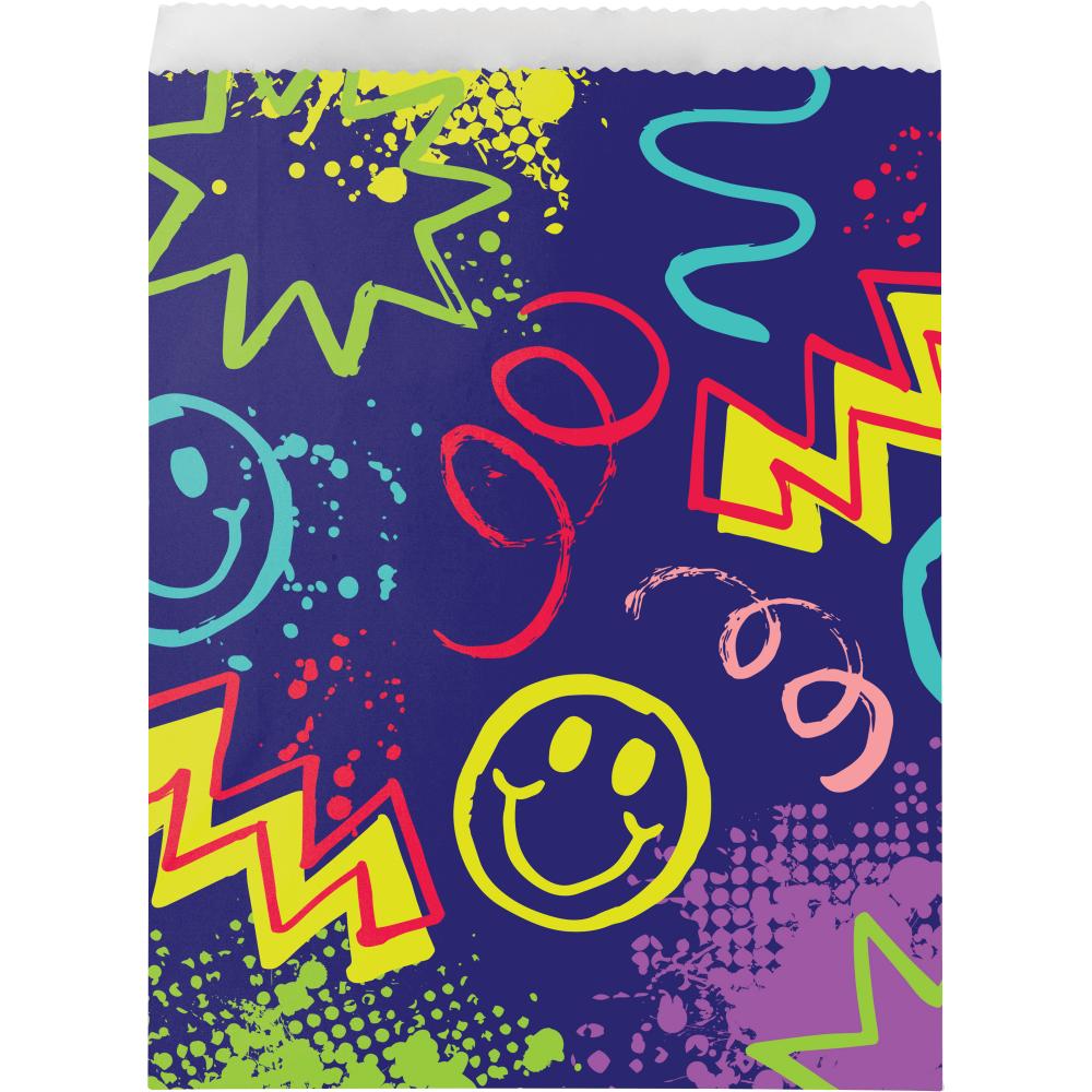 Paper Treat Bag, Large - Graffiti Party Party Decoration from Bulk Party Decorations