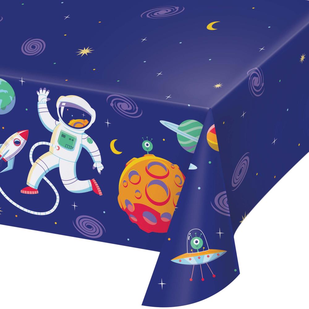 Tablecover, Paper 54" x 96" - Space Adventures Party Decoration from Bulk Party Decorations