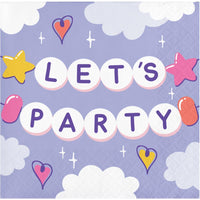 Beverage Napkin - Sweet Dreams Party Decoration from Bulk Party Decorations