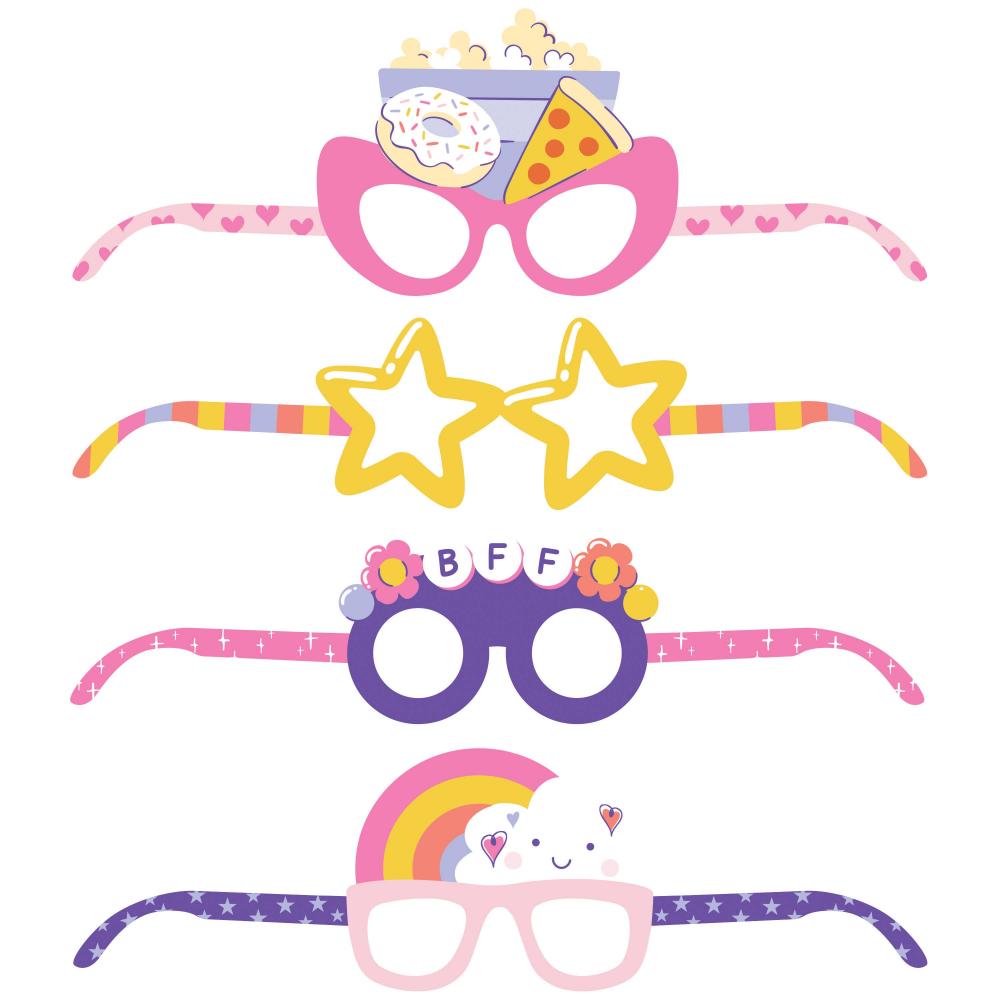 Paper Glasses - Sweet Dreams Party Decoration from Bulk Party Decorations