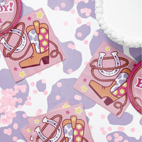 Lunch Napkin - Boots and Bows Party Decoration from Bulk Party Decorations