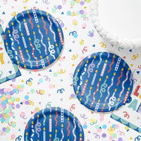 Luncheon Plate - Party Patterns Party Decoration from Bulk Party Decorations