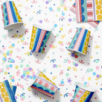 Hot/Cold Cup 9oz. - Party Patterns Party Decoration from Bulk Party Decorations