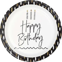 Dinner Plate - Golden Wishes Party Decoration from Bulk Party Decorations