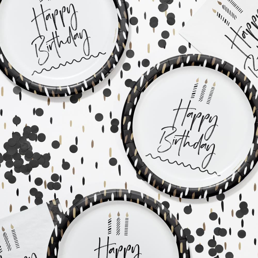 Dinner Plate - Golden Wishes Party Decoration from Bulk Party Decorations