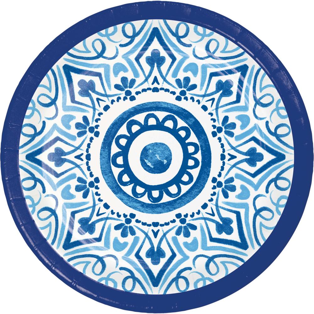 Luncheon Plate - Blue Willow Party Decoration from Bulk Party Decorations
