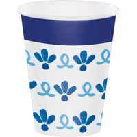 Hot/Cold Paper Cup 12oz. - Blue Willow Party Decoration from Bulk Party Decorations
