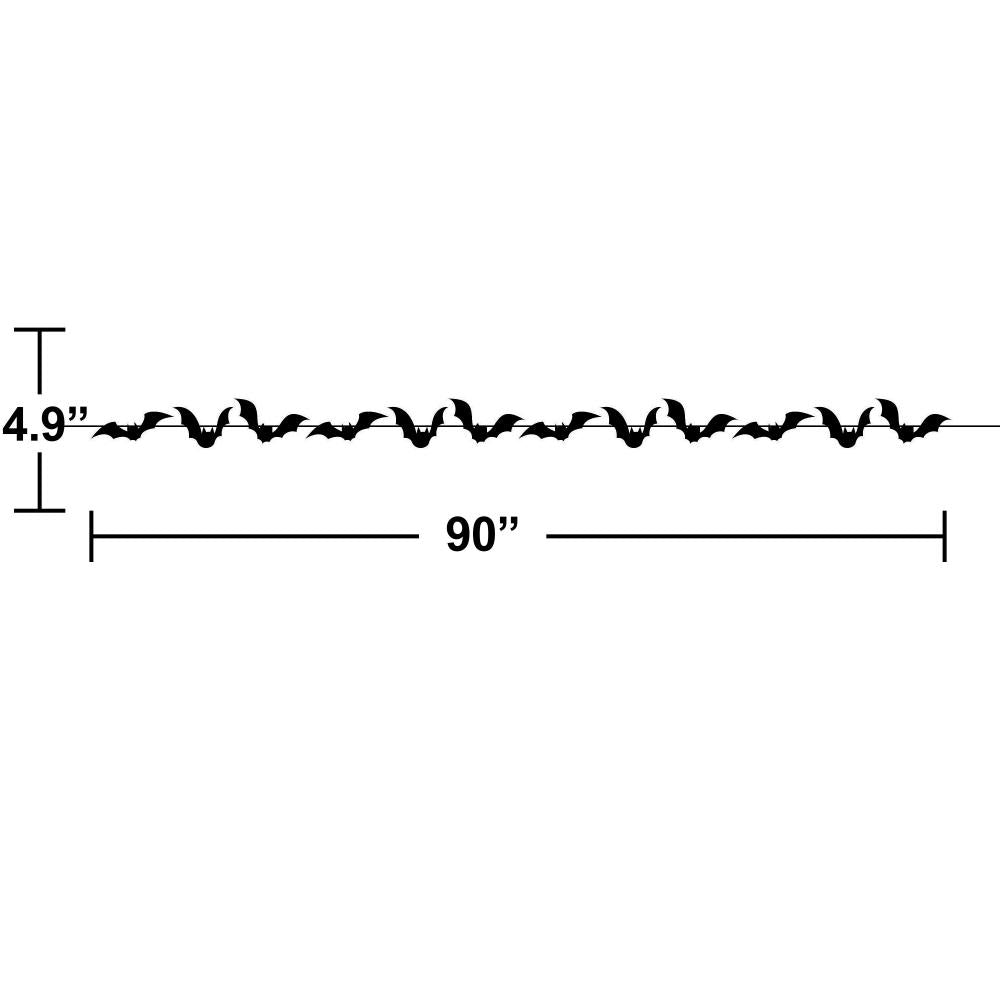 Bulk Case of Bats Shaped Banner with Black Twine