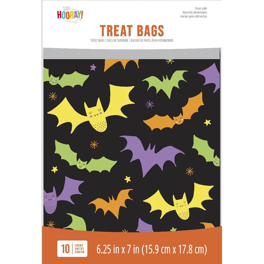 Bulk Case of Halloween Bats Sandwich Zipper Bag