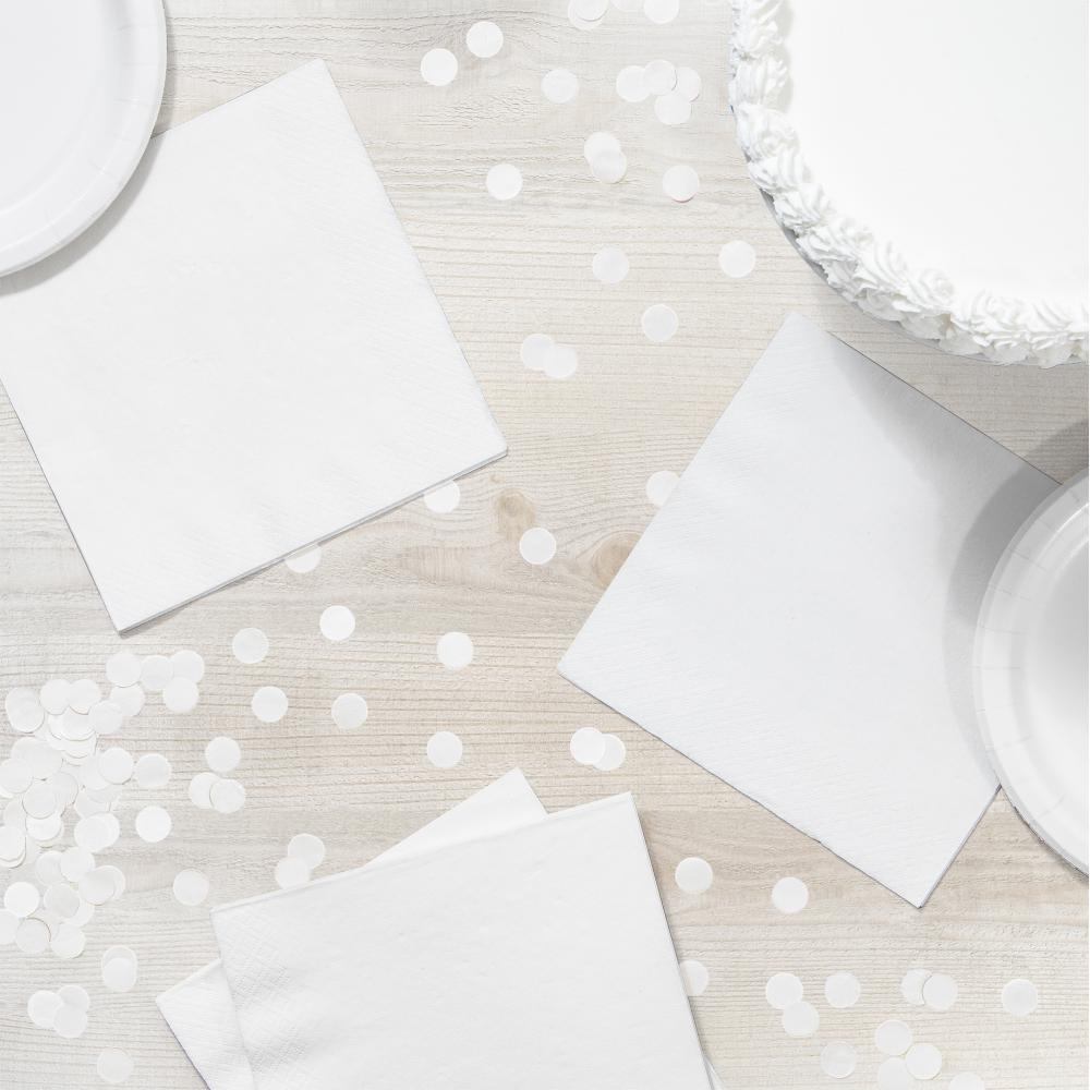 Bulk White 2 Ply Luncheon Napkins (900 per Case)