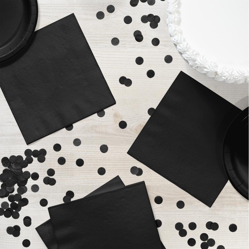 Bulk Black Velvet 2 Ply Luncheon Napkins (900 per Case)