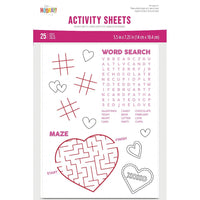 300ct Bulk Valentines Activity Sheet